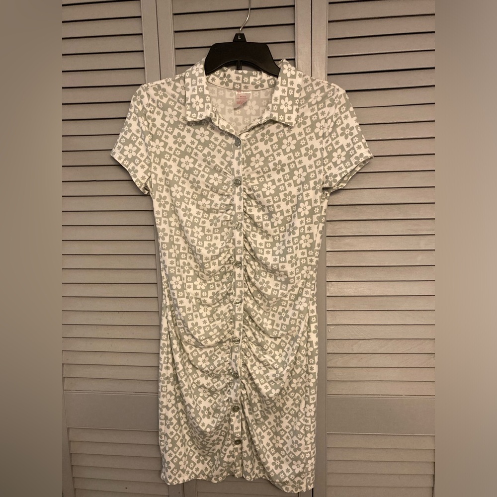Button up dress